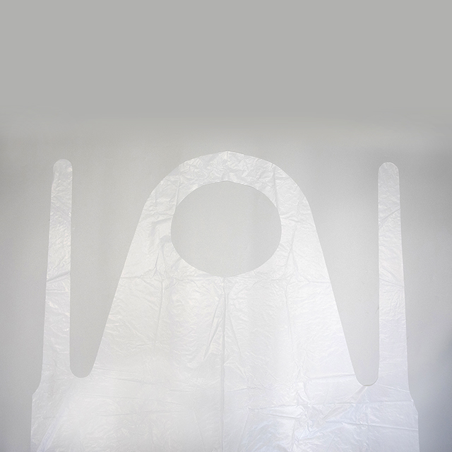 Delantal desechable de PE impermeable HDPE/LDPE
