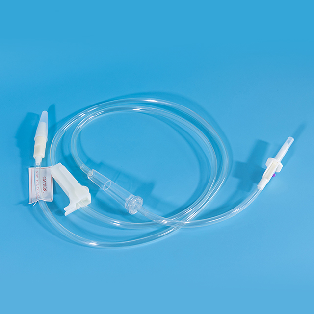 Conjunto de alimentación de TPU para tubo de alimentación enteral desechable con aguja