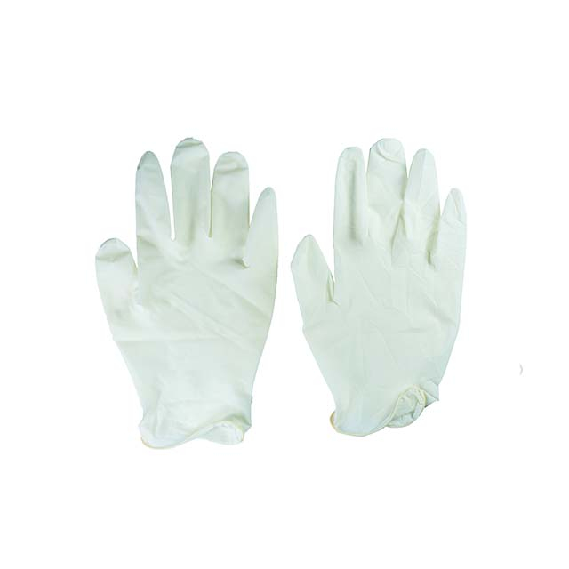 Guantes de examen de látex