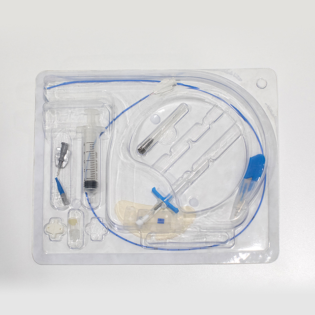 Línea de catéter PICC de silicona desechable Kit de catéter central insertado periférico Kit PICC