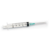Jeringa de inyección Luer Lock desechable médica de 5ml/20ml/60ml con aguja