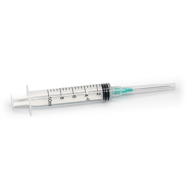 Jeringa de inyección Luer Lock desechable médica de 5ml/20ml/60ml con aguja