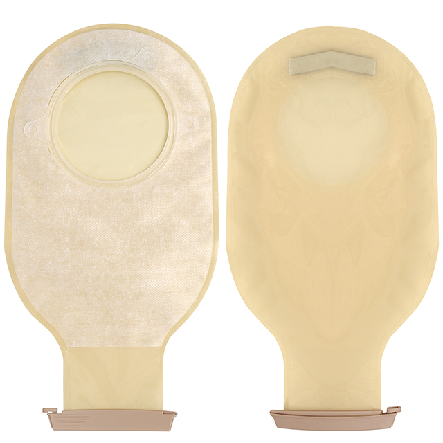 Bolsa de ostomía médica Bolsa de colostomía de dos piezas cerrada y drenable profesional 