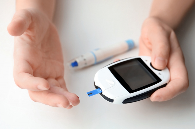 Medidor de glucosa en sangre