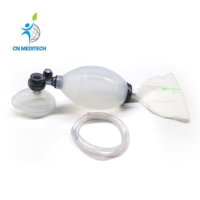 Resucitador manual del silicón líquido sólido de la válvula del resucitador médico de la emergencia del bolso de Ambu del hospital