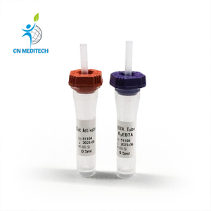 Microtubo de extracción de sangre con capilar