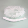 Gorro con clip transpirable bouffant no tejido de polipropileno desechable