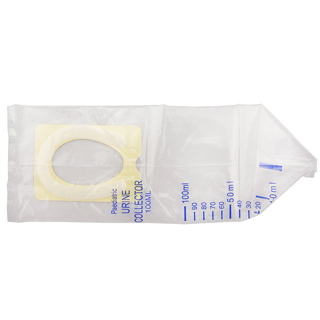 Bolsa de recogida de orina pediátrica infantil estéril desechable de 100 ml