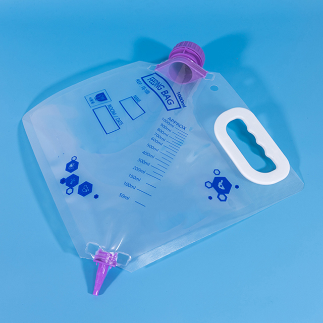 Bolso enteral disponible de la nutrición del bolso de alimentación portátil 1000ml
