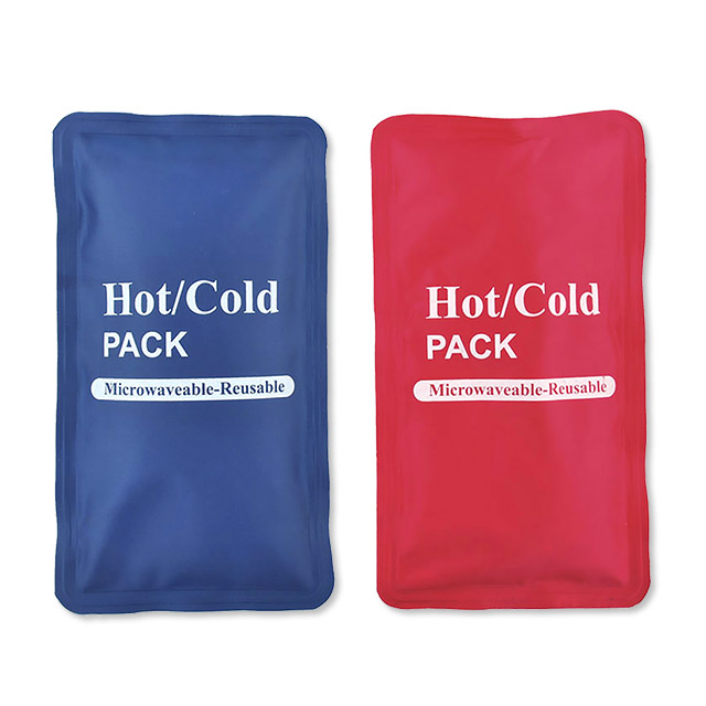 Paquete de compresas frías calientes de terapia de gel reutilizables