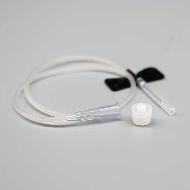 Juego de venas Luer Lock/luer Slip estériles médicas para el cuero cabelludo con aguja de mariposa