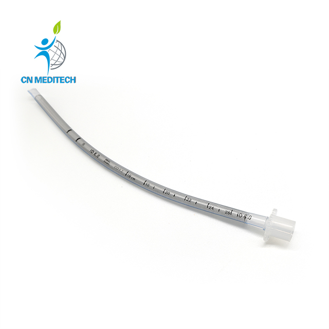 Tubo endotraqueal ET liso de PVC oral reforzado sin manguito 
