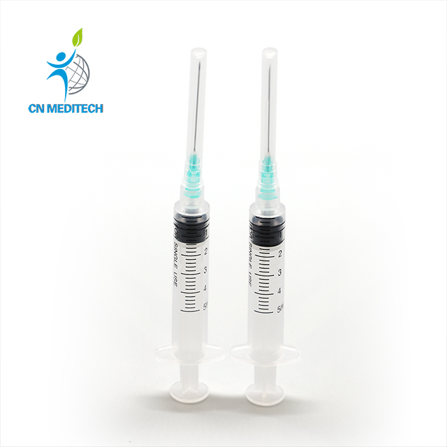 Jeringa desechable de desactivación automática de 5 ml