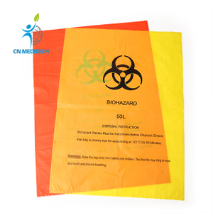 Bolsa de recolección de residuos infecciosos de riesgo biológico Bolsa de riesgo biológico