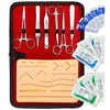 Kit de práctica de sutura quirúrgica desechable Kit de sutura estéril
