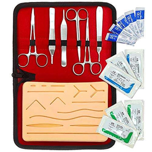 Kit de práctica de sutura quirúrgica desechable Kit de sutura estéril