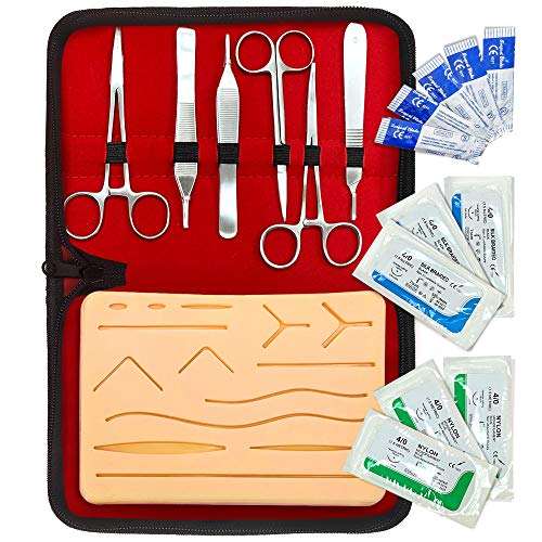 Kit de práctica de sutura quirúrgica desechable Kit de sutura estéril