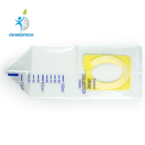 Bolsa de recogida de orina pediátrica infantil estéril desechable de 100 ml