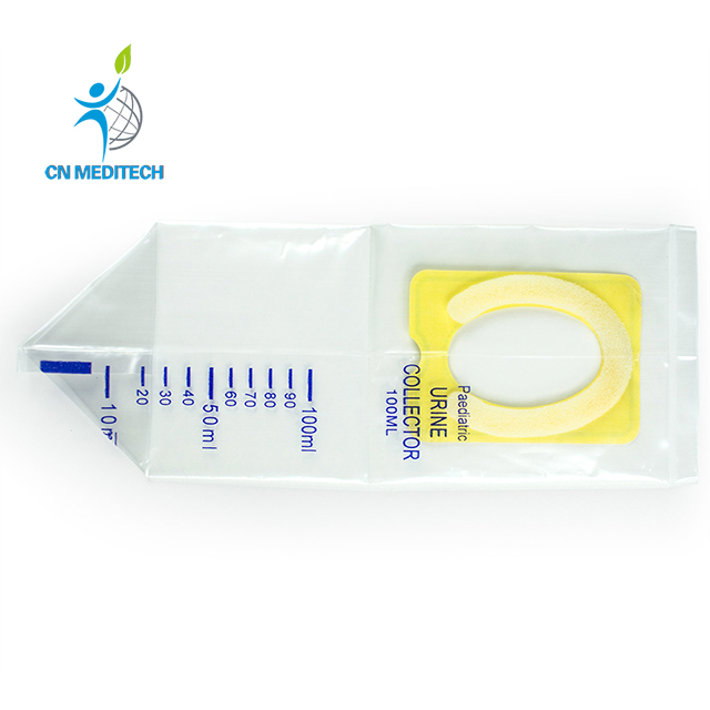 Bolsa de recogida de orina pediátrica infantil estéril desechable de 100 ml