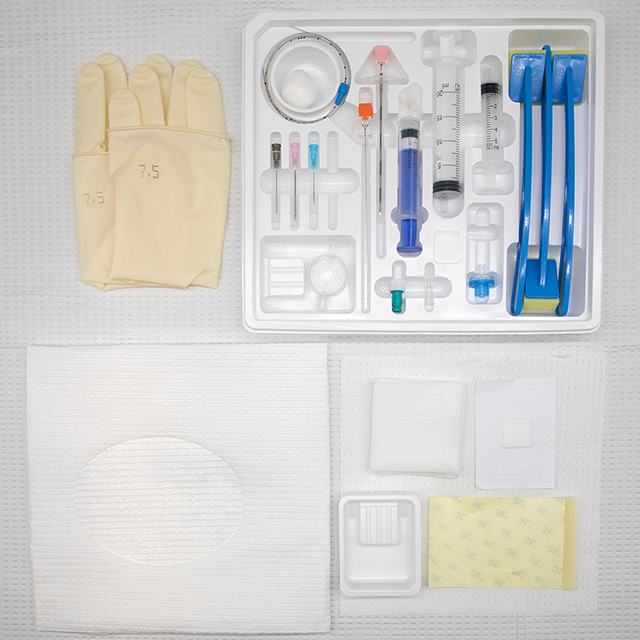 Equipo de punción de emergencia para anestesia Equipo combinado epidural y espinal