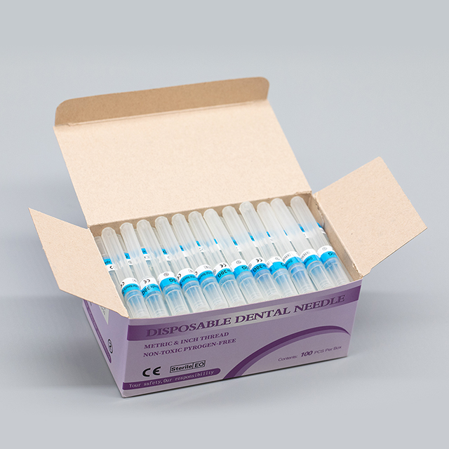 Aguja de anestesia dental estéril desechable 27G 30G 