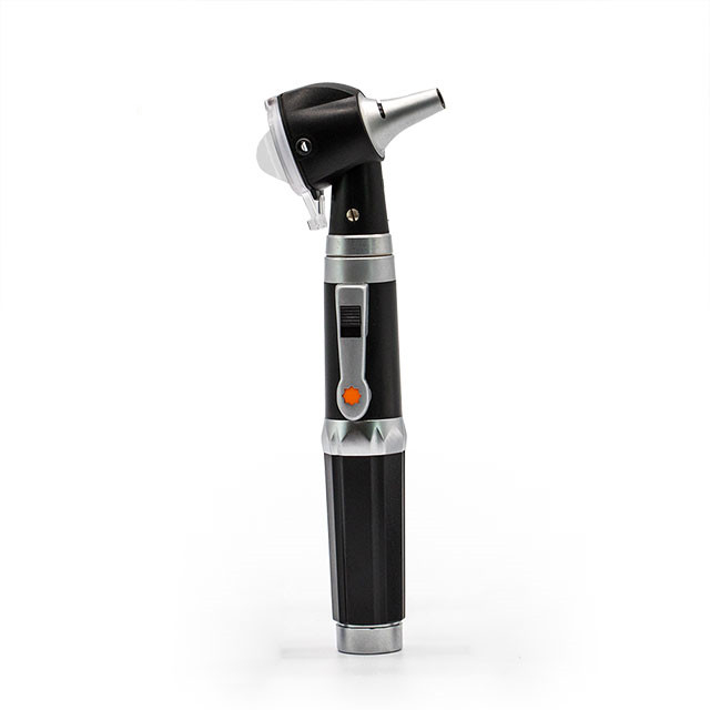 Otoscopio portátil de fibra óptica Big View con luz LED