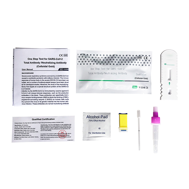 La mejor prueba de un paso para el anticuerpo total / anticuerpo neutralizante del SARS-CoV-2