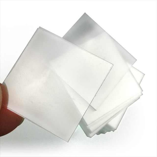 Cubierta de vidrio para microscopio desechable de laboratorio con diferentes tamaños