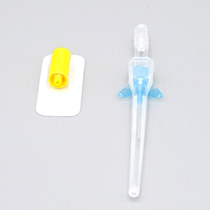 Cánula intravenosa intravenosa médica desechable con alas para inyección