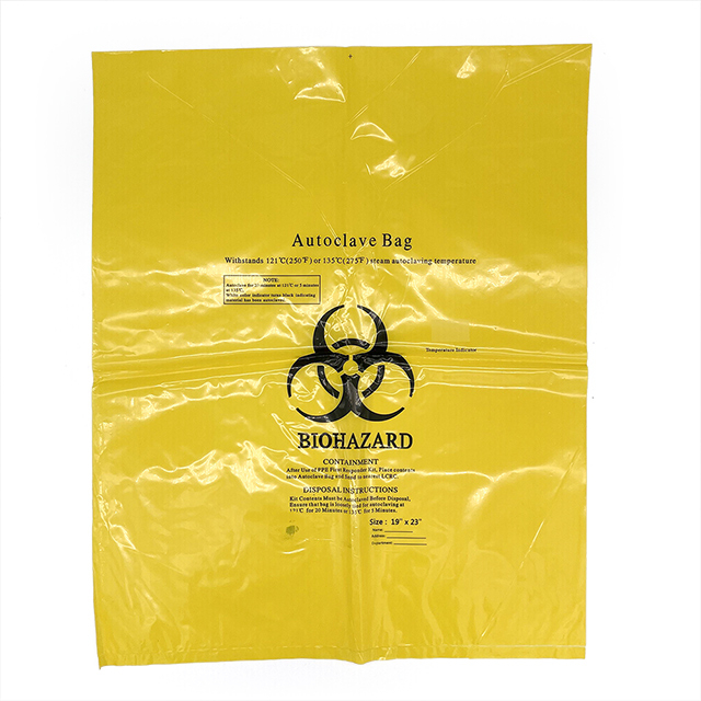 50L Autoclavable Biohazard Bag Hospital Medical Waste Bag