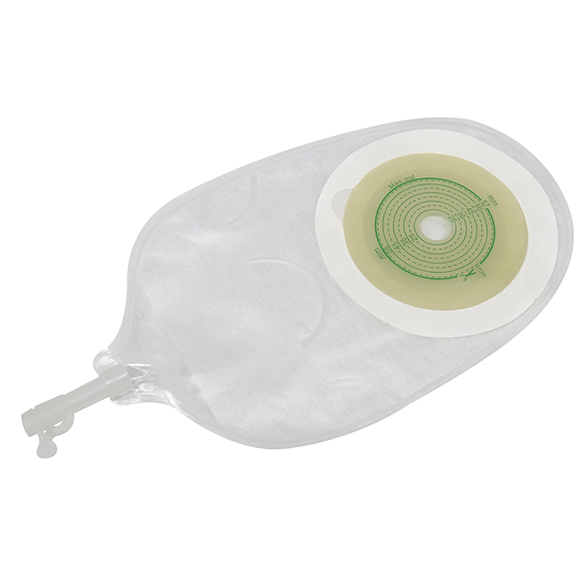 Bolsa drenable médica desechable, bolsa de urostomía de una pieza para ostomía