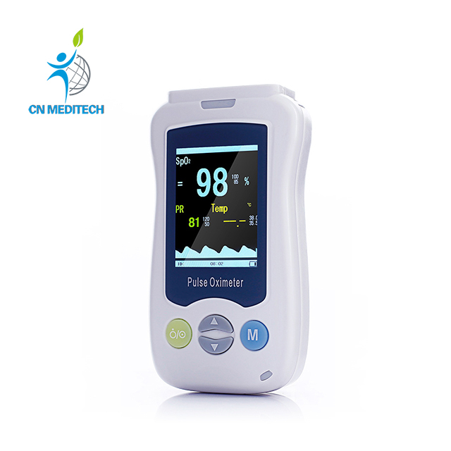 Oxímetro de pulso médico de saturación de oxígeno en sangre con monitor de oxímetro SPO2 de oxígeno en sangre de mano