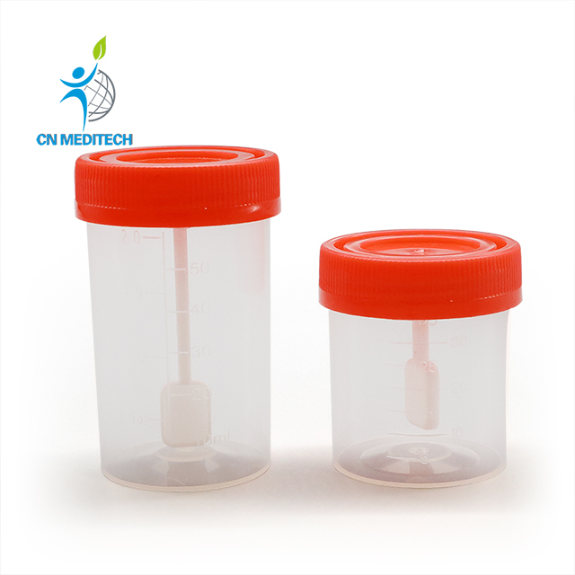 Taza plástica disponible de la colección de muestras del taburete de 30ml 40ml 60ml
