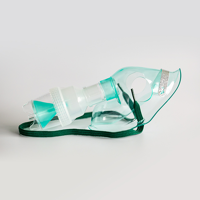 Máscara nebulizadora pediátrica desechable médica con tubo de oxígeno