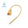Catéter urinario Foley de 3 vías de látex natural médico