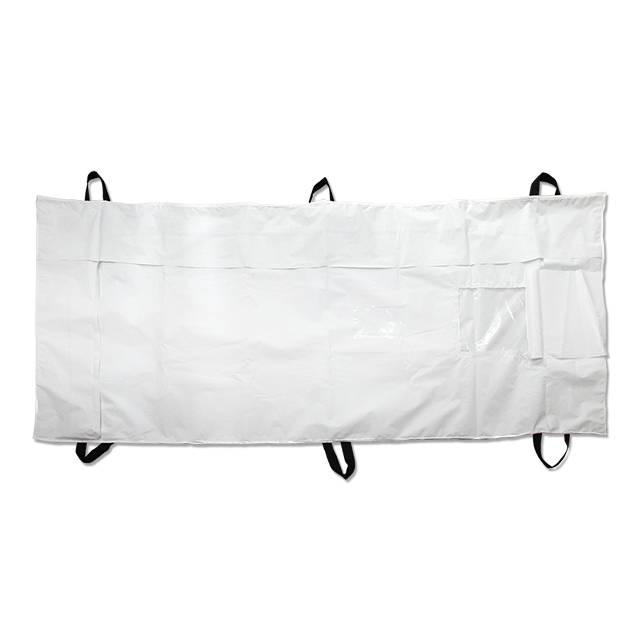 PEVA Medical Funeral Dead impermeable con cremallera Body Bag con seis asas de transporte