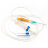 Equipo de infusión de administración intravenosa desechable médica con aguja