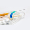 Equipo de infusión desechable para administración intravenosa con aguja