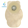Bolsa de colostomía de una pieza, cerrada, drenable, suave, desechable, médica