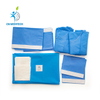 Equipo quirúrgico estéril médico del paquete del paquete del paño quirúrgico universal estéril general disponible del equipo de operación del hospital