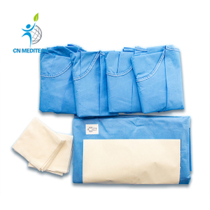 Paquete de kits quirúrgicos de cesárea quirúrgica estéril desechable médica, paquete de kits quirúrgicos para cesárea y nacimiento de bebé