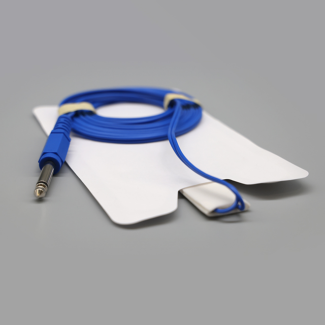 Almohadilla de puesta a tierra de placa de paciente Esu electroquirúrgica desechable con cable