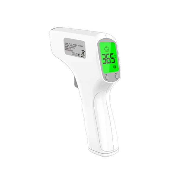 Pistola de medición de temperatura infrarroja del termómetro de frente de alta precisión