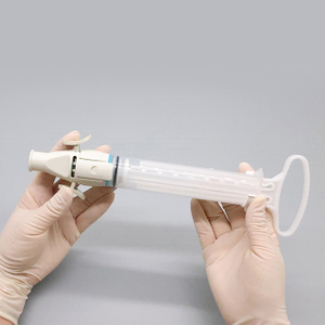 Equipo de aspiración de vacío manual de la jeringuilla del aspirador de vacío manual disponible de la válvula doble del suministro médico