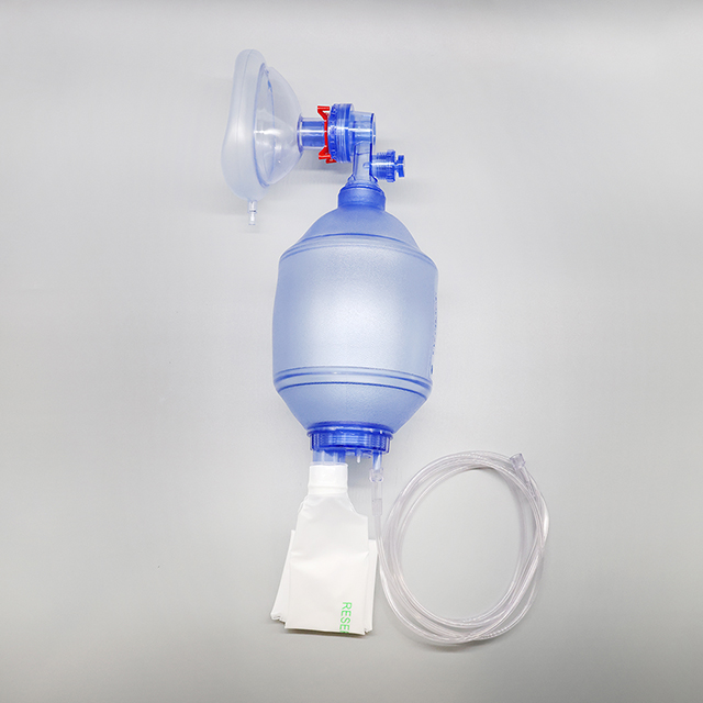 Resucitador manual de bolsas Ambu para adultos desechables de PVC