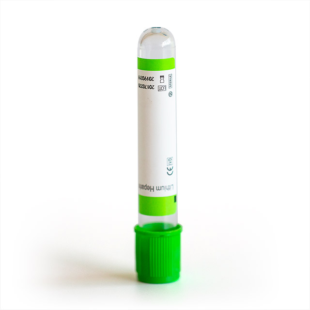 Tubo de extracción de sangre al vacío para prueba de muestra de sangre de laboratorio