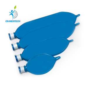 Bolsa de respiración azul de látex desechable 0.5L/1L/2L/3L para uso médico
