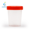 Taza desechable para recipientes de muestras de orina con tapón de rosca
