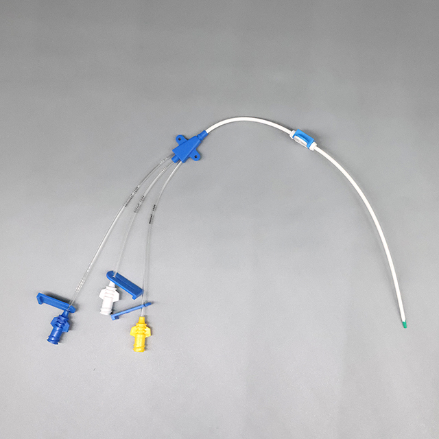 Catéter CVC venoso central con lumen de línea central simple/doble/triple médico desechable 