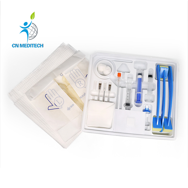 Kit de anestesia espinal con conjunto de punción local